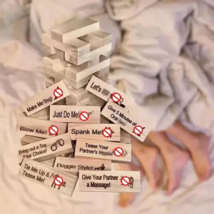 Date Night Block Tower Game